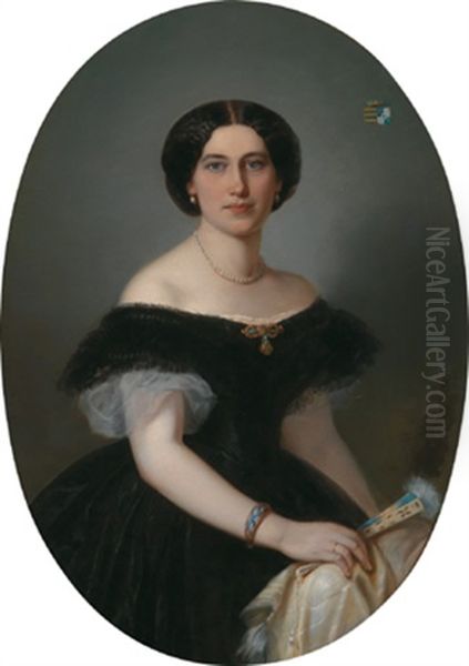 Bildnis Leonie Freifrau Von Kellersperg, Geb. Grafin Und Herrin Zu Scharffenberg - view 1