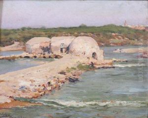 Washerwomen, Alcantara Del Rio by Jose Arpa Y Perea