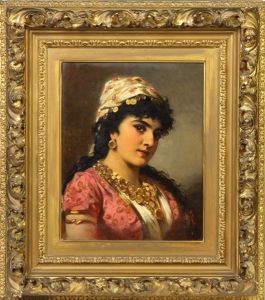 Portrait Of A Middle Eastern Young Lady