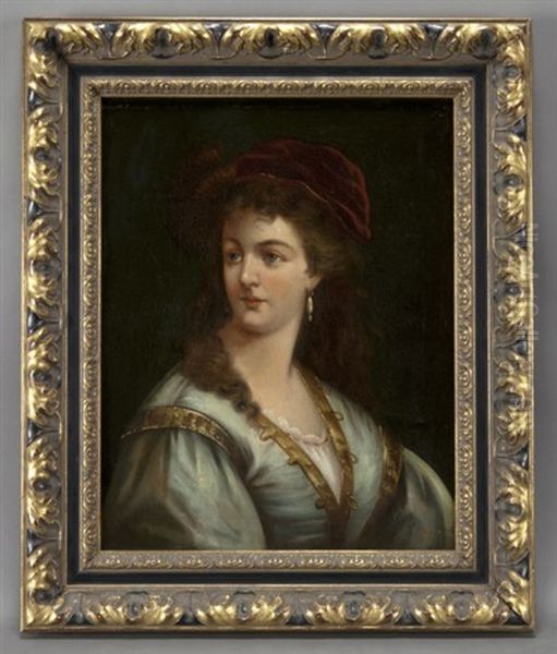 Portrait Of A Lady In A Velvet Cap - view 1