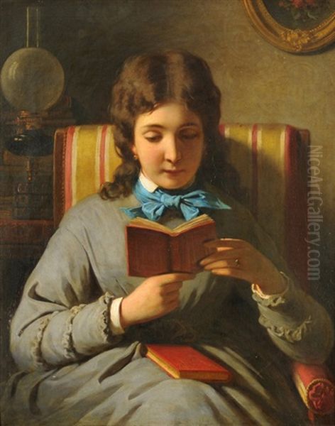 Junge Frau Beim Lesen - view 1