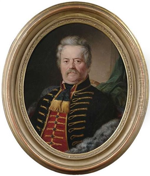 Bildnis Eines Vornehmen Herrn In Husarenuniform - view 1