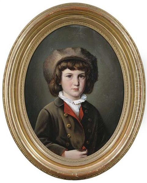 Bildnis Eines Jungen In Gruner Jacke Mit Pelzmutze - view 1