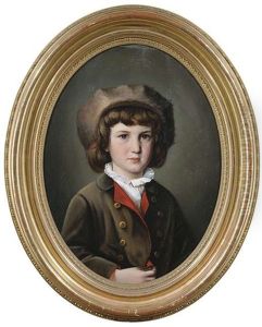Bildnis Eines Jungen In Gruner Jacke Mit Pelzmutze
