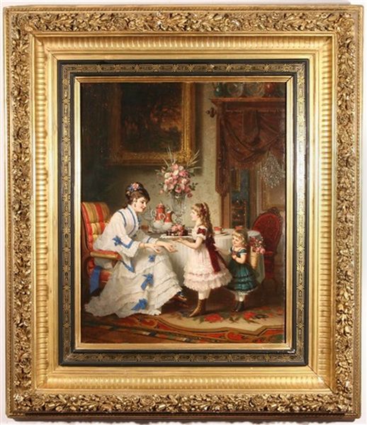 Giving A Present To Mother - view 1