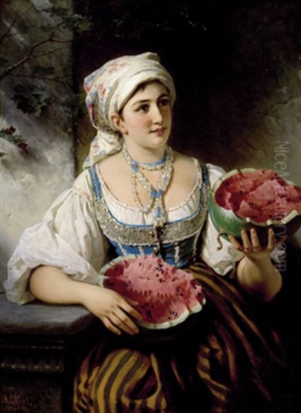 Die Melonenverkauferin - view 1