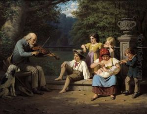 Das Standchen by Anton Ebert