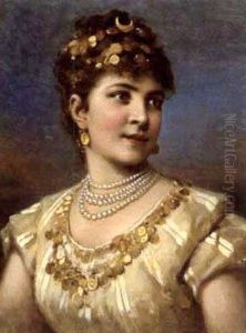 Bildnis Einer Dame Mit Orientalischem Schmuck Bildnis Einer Dame Mit Orientalischem Schmuck