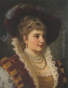 Dame In Historischem Kostum Dame In Historischem Kostum