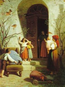 Grosmutters Genesung by Anton Ebert
