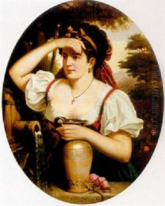 The Water Gatherer by Anton Ebert