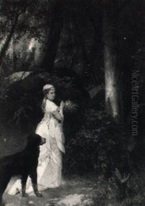 Sparziergang Im Wald by Anton Ebert