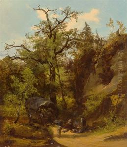 'zigeunerlager Im Walde by Carl Ebert