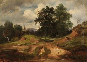 Bayerische Landschaft by Carl Ebert