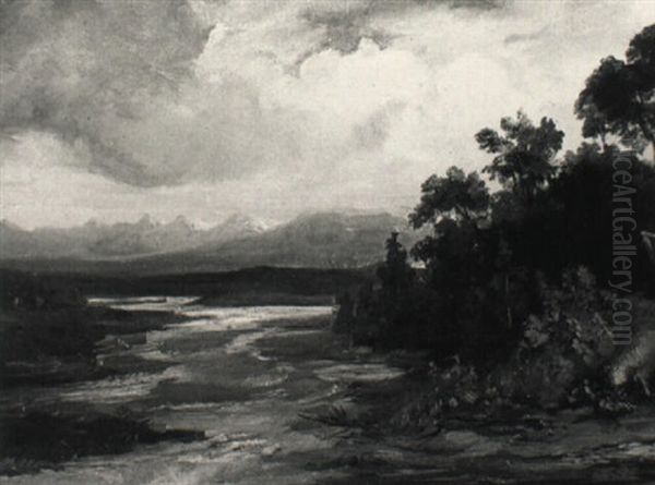 Das Isartal Bei Ebenhausen - view 1