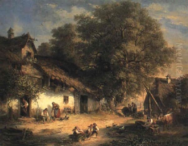 A Busy Village - view 1