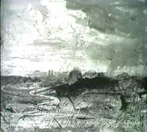Gewitter-landschaft