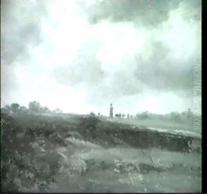 Weite Wiesenlandschaft. by Carl Ebert