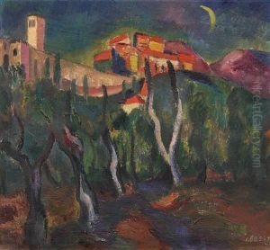 Mondnacht In Mojano by Josef Eberz
