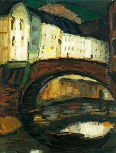 Stadtlandschaft Mit Brucke