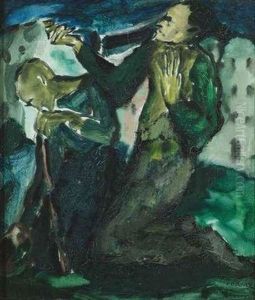 Bettler by Josef Eberz