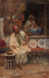 In Einem Orientalischen Bazar by Jose Echena
