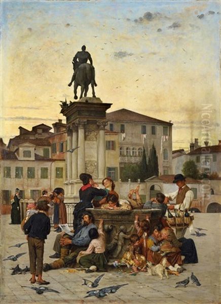 Brunnenszene In Venedig - view 1