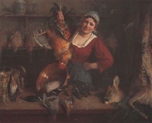 Jeune Femme Et Trophees