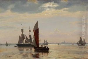 Seascape With Copenhagen In The Background