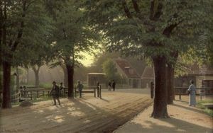 Idyllischer Sommertag Am Eingang Des Dyrehaven Nordlich Von Kopenhagen by Christian Eckardt