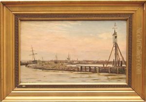 Scene Portuaire by Christian Eckardt