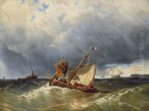 Fishing Boats On The Sea