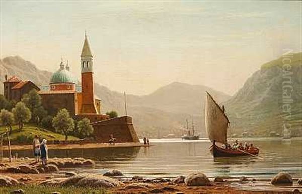 Fra Bugten Ved Cattaro I Dalmatien - view 1