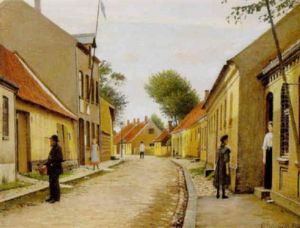 Parti Af Munkesogade I Kalundborg Parti Af Munkesogade I Kalundborg
