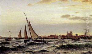 Fiskere Forlader Kerteminde Havn, Eftermiddag