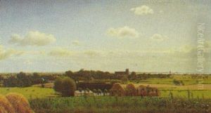 Udisgt Mod Halsskov Over Egnen Ved Kirkestillinge, En Septemberdag