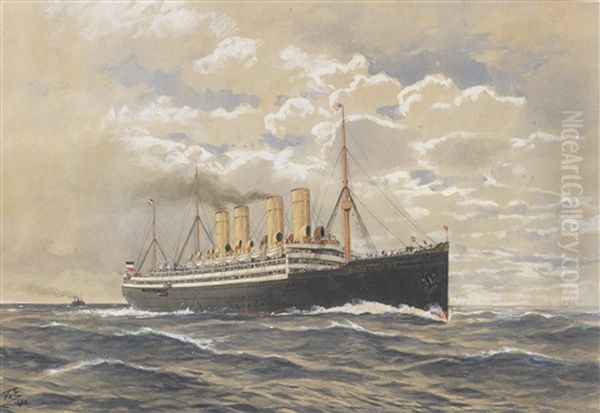 Bremer Schnelldampfer "kaiser Wilhelm Ii" Des Norddeutschen Lloyd - view 1