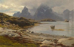 Norwegian Fjord by Karl Paul Themistocles von Eckenbrecher