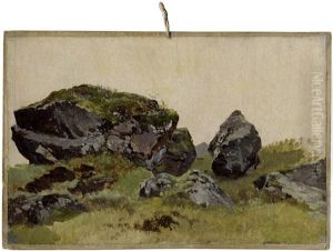 Felsenstudie Im Riesengebirge by Karl Paul Themistocles von Eckenbrecher