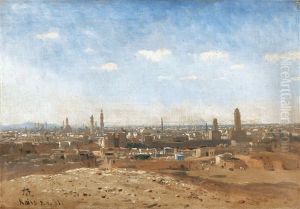 Vue Du Caire by Karl Paul Themistocles von Eckenbrecher