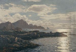 Andenas. Die Nordspitze Der Lofoteninsel by Karl Paul Themistocles von Eckenbrecher