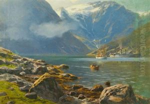 Paesaggio by Karl Paul Themistocles von Eckenbrecher