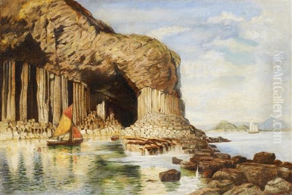 Fingal's Cave Auf Der Schottischen Insel Staffa - view 1