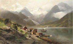 Am Fjerlands-fjord - A Village By A Fjord