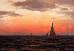 Shipping At Sunset Shipping At Sunset