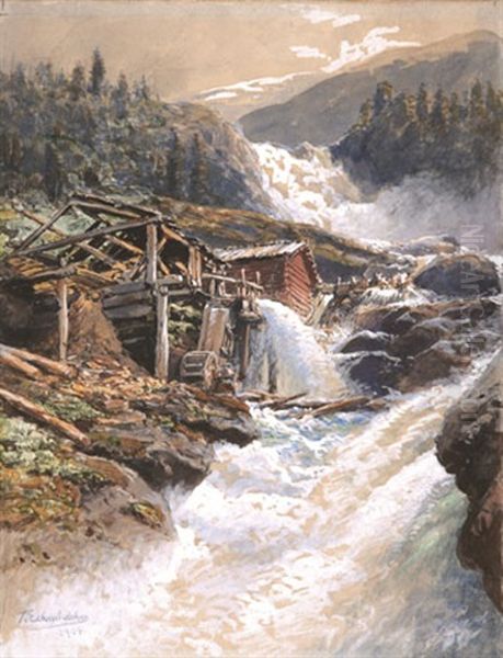 Norwegischer Wasserfall - view 1