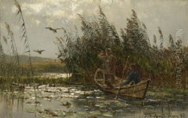 Entenjagd Im Schilf - view 1