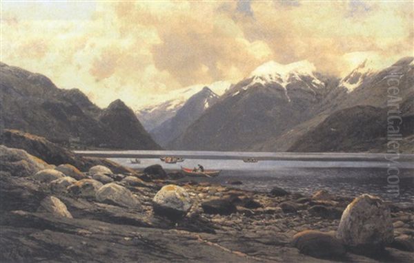 Blick Auf Den Folgefond Am Hardanger-fjord - view 1