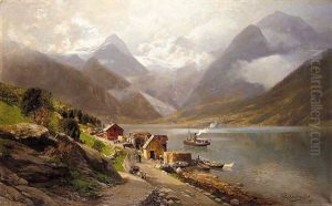 On The Fjord by Karl Paul Themistocles von Eckenbrecher