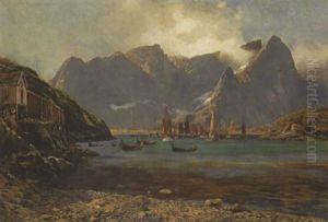 Fischerhafen Reine Auf Den Lofoten